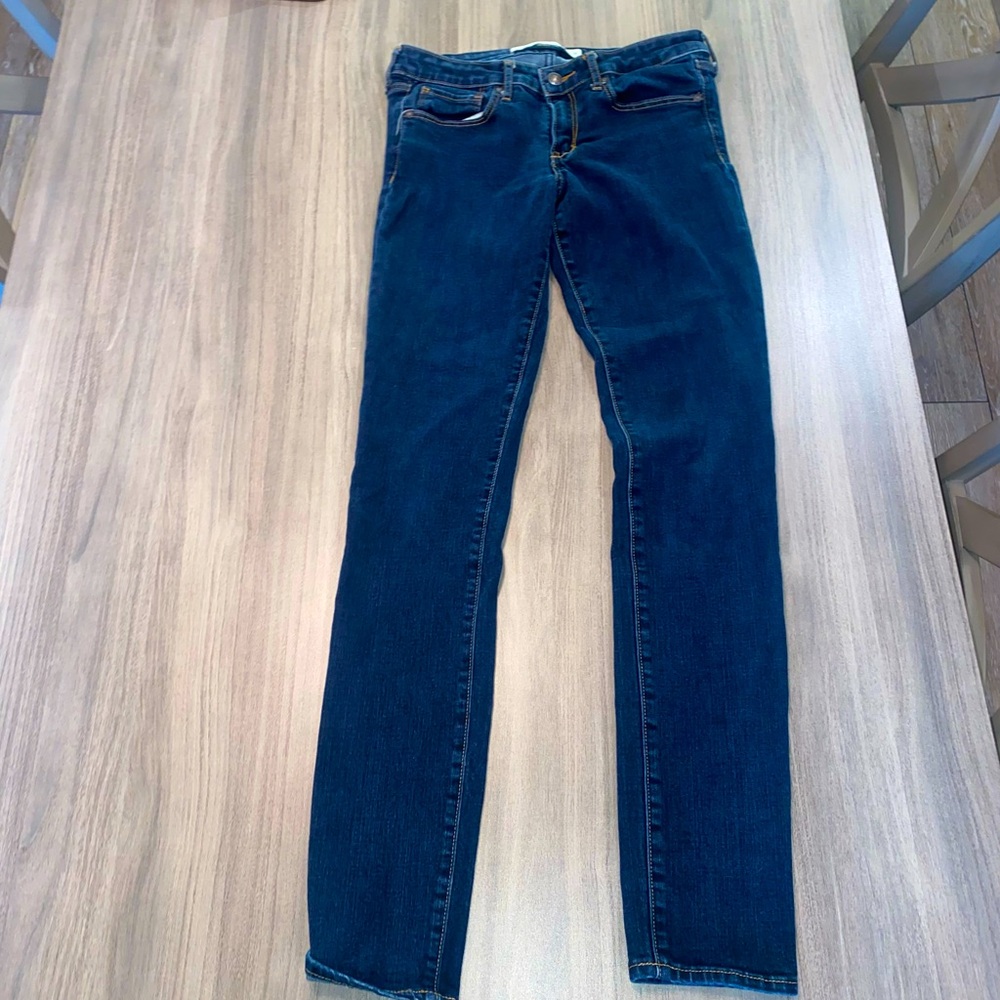 Abercrombie & Fitch Dark Blue Jeans